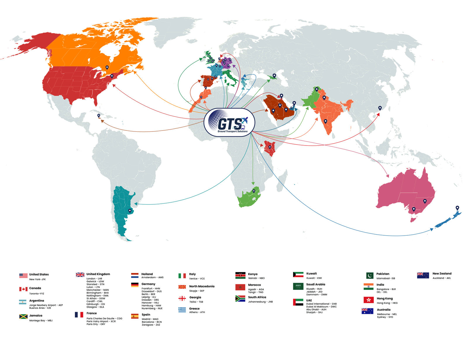 Global Coverage Map